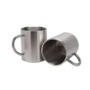 Factory wholesale 304 stainless steel thickened single-layer heat insulation cups with blank handles Item Picture